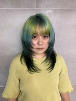 クロ(Kro)&nbsp;印象派×デザインカラー×ウルフカット