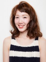 シフォンヘアーラウンジ(schiffon hair lounge) 眉上バングで大人可愛い☆くせ毛風ミディアム