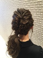 【外国人風ゆるふわヘアセット】