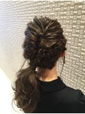 【外国人風ゆるふわヘアセット】
