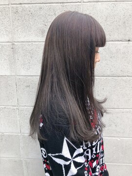 ラフ 原宿(L.a.a.g.f harajuku) ロング グレーアッシュ @原宿