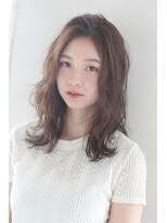 モッズ ヘア 富山店&nbsp;セミロング　6　ゆるくウェーブ