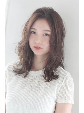 モッズ ヘア 富山店 セミロング　6　ゆるくウェーブ