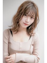 ロンドプランタン 恵比寿(Lond Printemps)&nbsp;【Lond佐野】愛されモテ小顔モテふわミディミルクティベージュ