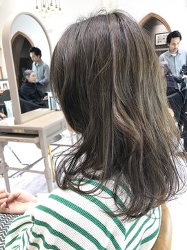 ロンド レグリーズ 立川(Lond leglise) ふわミディ・簡単スタイリング・外国人風カラー〈深味信也〉