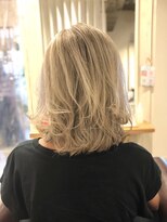 アンプリュス リアン(1+ Unplus lien)&nbsp;ホワイトシルバープラチナブロンド/ダブルカラー/亀戸