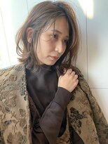 アイティー バイ アルバム 中野店(IT by ALBUM)&nbsp;ゆる巻きワンカール_外ハネボブセクションカラー_99012