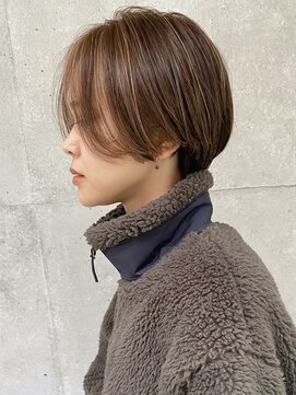 モリオ フロム ロンドン 大宮2号店(morio from London) 【なかじま ひびき】ハンサムショート ハイライト 大宮