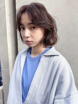 スノッブ(SNOB)&nbsp;センターパーマボブ◯浜本大志