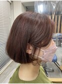 顔まわりの白髪カバー☆大人ボブ