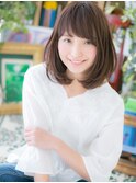 斜めバング黒髪ナチュラルモード小顔ミニボブc5志木20代30代40代
