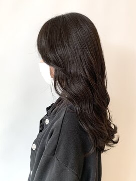 ヘアデザイン ファブロ(hair design FABRO.) ◎ブリーチなしブルーブラック/韓国風巻き/ダブルカラー◎