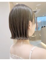 サンド 名古屋(sand)&nbsp;ボブ/レイヤーカット/髪質改善/ウェットヘア/オリーブベージュ