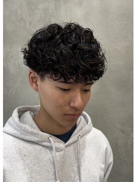 スイッチ(men's SWITCH) 大分メンズプードルパーマスパイラルマッシュツーブロック