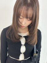 オー(OOO)&nbsp;アッシュブラウン×ハッシュカット◯