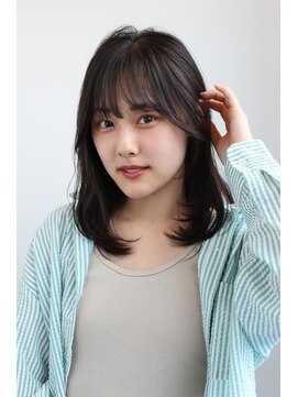 エクリ シセイドウ 麻布十番店(equri×SHISEIDO) 顔周りレイヤースタイル