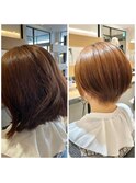 似合わせショート＋地毛風ストレート・スタンダードケアコース