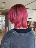 ウルフカット/ワインレッド【大船駅】太良坊航