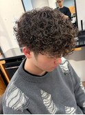 ▽プードルパーマ　くるくる強めのパーマ