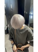 韓国カルマヘア×韓国ハイトーンカラー心斎橋難波ホワイトカラー