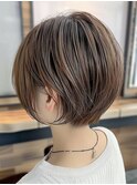 小顔ひし形ショート