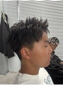 スパイキーショート/短髪/メンズカット/眉カット/メンズ/学生