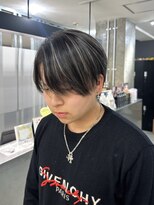 メンズサロン キング 心斎橋店(Men’s salon K!ng) ホワイトメッシュ/ツイスト/ツイスパ/パーマ/メンズ/眉毛/心斎橋