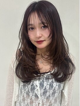 エアー 青山(AIR) 美髪レイヤーカット/顔まわりレイヤー/くびれミディアムレイヤー