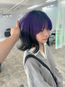 スーパーシーン(SUPER SCENE) クラゲヘアー/小顔に見せるヘア/ココアベージュ/宜野湾