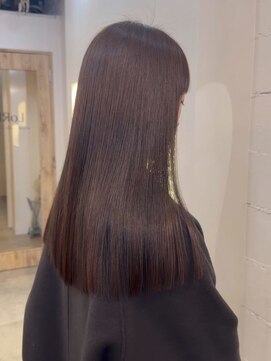 ロア 四条河原町店(LoRE) 《LoRE》髪質改善ストレート/チョコレートブラウン