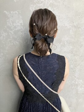 コトナ(kotona) ポニーテールヘアセット結婚式ゲストお呼ばれヘアセットボブ渋谷