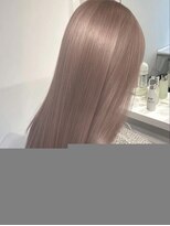 ネハス 名古屋栄店(nehus.)&nbsp;ミルクティー/ブリーチカラー/ウルフカット/レイヤーカット