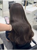 秋冬暗髪ダークグレー/オリーブグレー/グレージュ/美髪縮毛矯正