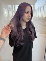 サラビューティーサイト 九大学研都市店(SARA Beauty Sight) ラベンダーカラー/ケアブリーチカラー/ロングスタイル