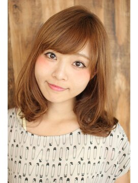 イングローブ 長生店(ingrove) 斜めバング☆ゆるふわミディロブ