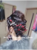 仙台ヘアセット 結婚式 ヘアセット 編み込みヘアアレンジ 卒業式