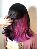 e.m.a プレミアムビューティーサロン 栄駅店(e.m.a PREMIUM BEAUTY SALON)&nbsp;インナーカラーピンク！