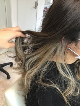 ヘアーメイク S&I インナーカラー