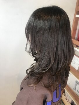 フィゼル 福島店(fizelle) ロングマッシュウルフ　原明日香