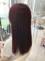 アース 前橋店(HAIR&MAKE EARTH)&nbsp;ブリーチなしでも　可愛いレッドカラー