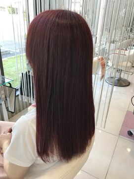 アース 前橋店(HAIR&MAKE EARTH) ブリーチなしでも　可愛いレッドカラー