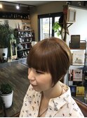前下がりショートボブ
