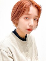 ローランド(Rowland)&nbsp;ショートボブ！オレンジベージュ！ダブルカラー