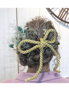 ヘアメイク カン プラスエフ(HAIR MAKE KANN+f) 成人式☆ゆるかわヘアアレンジ