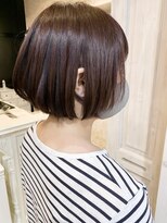 キャアリー(Caary)&nbsp;福山市美容室Caary 縮毛ストレート ローライトカラー