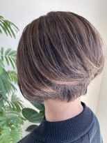 フィーリー ヘア デザイン 太田店(feAry)&nbsp;ハイライトのずれで作る明るい白髪染め