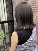 【Juno鹿児島中央店】カ-キグレ-ジュ×切りっぱなし外ハネミディ