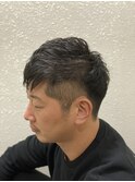 2ブロ束感パーマ