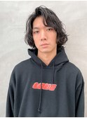 刈り上げ　バーバー　パーマ　センターパート［札幌/大通］
