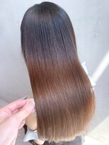 アイティーバイアルバム 八王子店(IT by ALBUM) ブラウンストレート_ショコラベージュボブルフ_ba341411